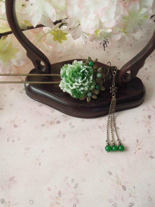 &amp;quot;Wing Yun Court - decorated with exquisite green beads version&amp;quot;