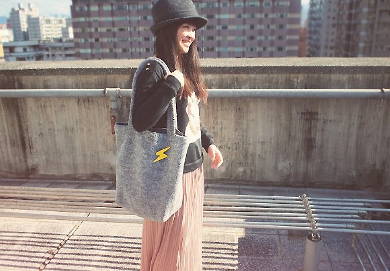 hairmo. No dorsal large package - Heather Grey (winter version) + - Messenger Bags & Sling Bags - Other Materials Gray
