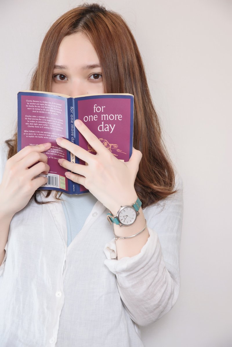 ハンドメイドレザーブレスレット - スカイブルーは、無料の時計（、女性をカスタマイズすることができます） - 腕時計 - 革 多色