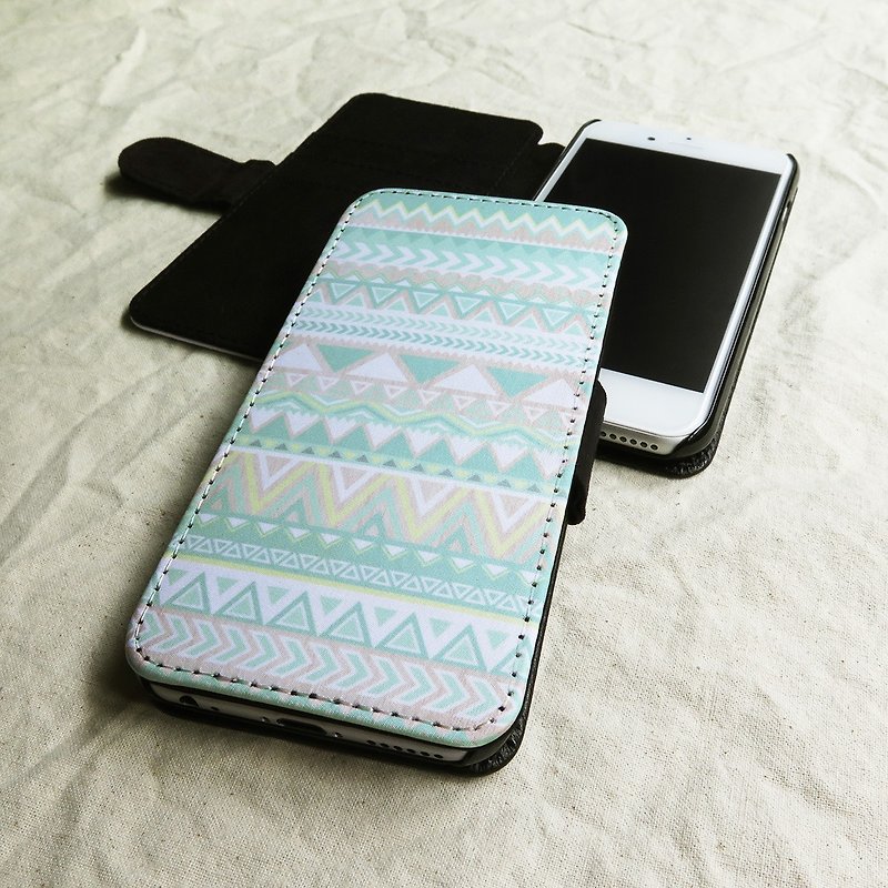 Pastel, Tribal Geometric, - Designer,iPhone Wallet,Pattern iPhone wallet - Phone Cases - Other Materials Yellow
