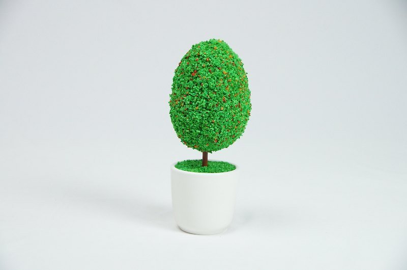 【BONSAI MAN】ミスエッグヘッド手作りクリエイティブツリー - 観葉植物 - その他の素材 
