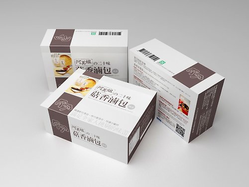 阿美姐的台灣好食 阿美姐的二十味菇香滷包30G*2入/盒-通過安全檢驗