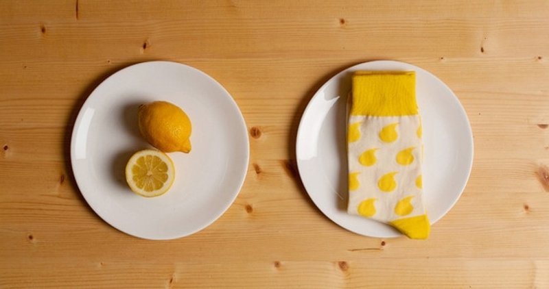 女孩寓所 :: 韓國襪子品牌DeliSocks - Vegetable系列:維他命檸檬 - Socks - Other Materials Yellow