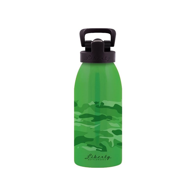 Liberty all-aluminum environmental protection sports water cup-470ml-defense cloth/single size - กระติกน้ำ - โลหะ สีเขียว