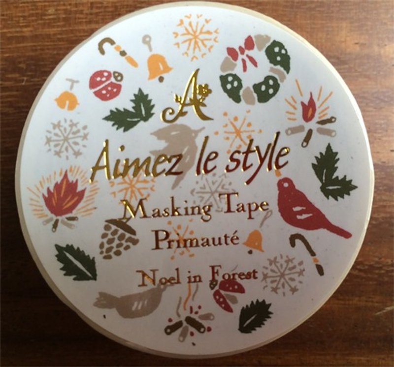 Aimez le style紙膠帶-聖誕森林 (A04550) - 紙膠帶/和紙/PET - 紙 多色