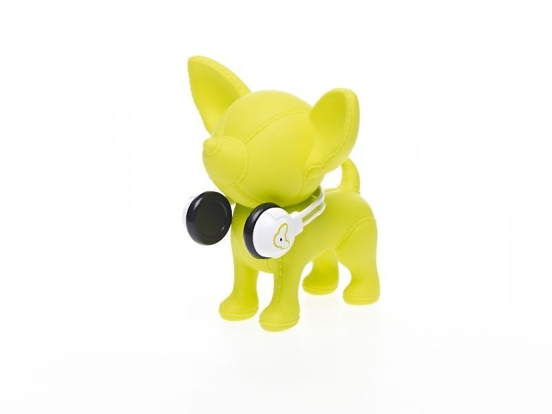[SUSS] 比利時CANAR品牌_吉娃娃狗造型存錢筒/ 療癒/生日/送禮(萊姆黃) - 存錢筒 - 塑膠 黃色