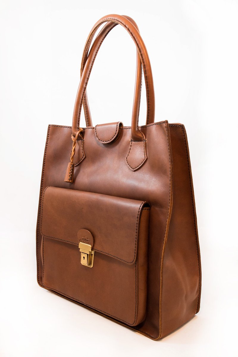 Payton Bag - Tammarine - Messenger Bags & Sling Bags - Genuine Leather Brown