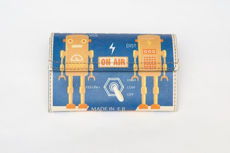1983ER small parcel - robot series Mr.Y - Wallets - Paper Blue