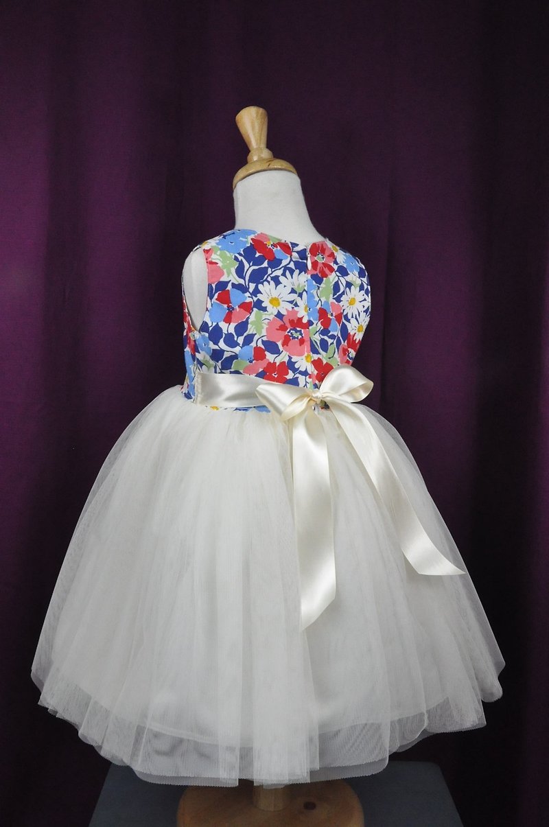 Angel Nina hand-made custom child birthday party flower girl dress caught applicable week - อื่นๆ - วัสดุอื่นๆ ขาว