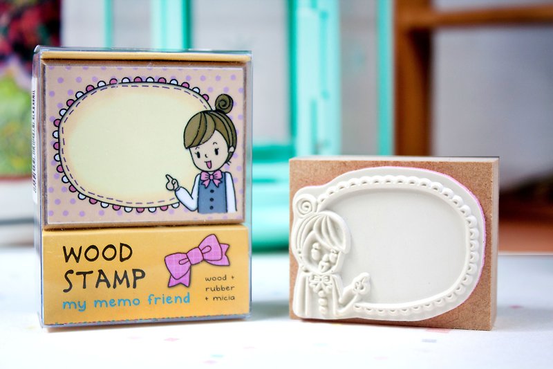 Memo stamp - Girls - Stamps & Stamp Pads - Wood 