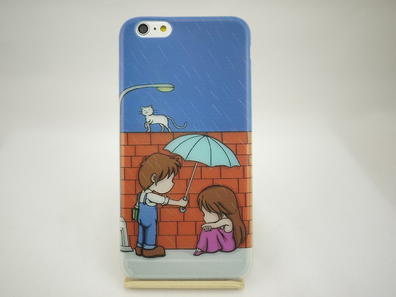 Painted love series - met - Lin Bingze "iPhone / Samsung / HTC / LG / Sony / millet" TPU phone Case - เคส/ซองมือถือ - พลาสติก สีน้ำเงิน