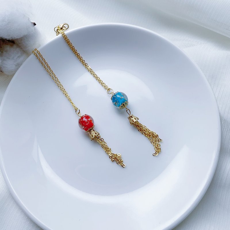ight you up Tibetan gold glazed bracelet - Bracelets - Other Materials Blue