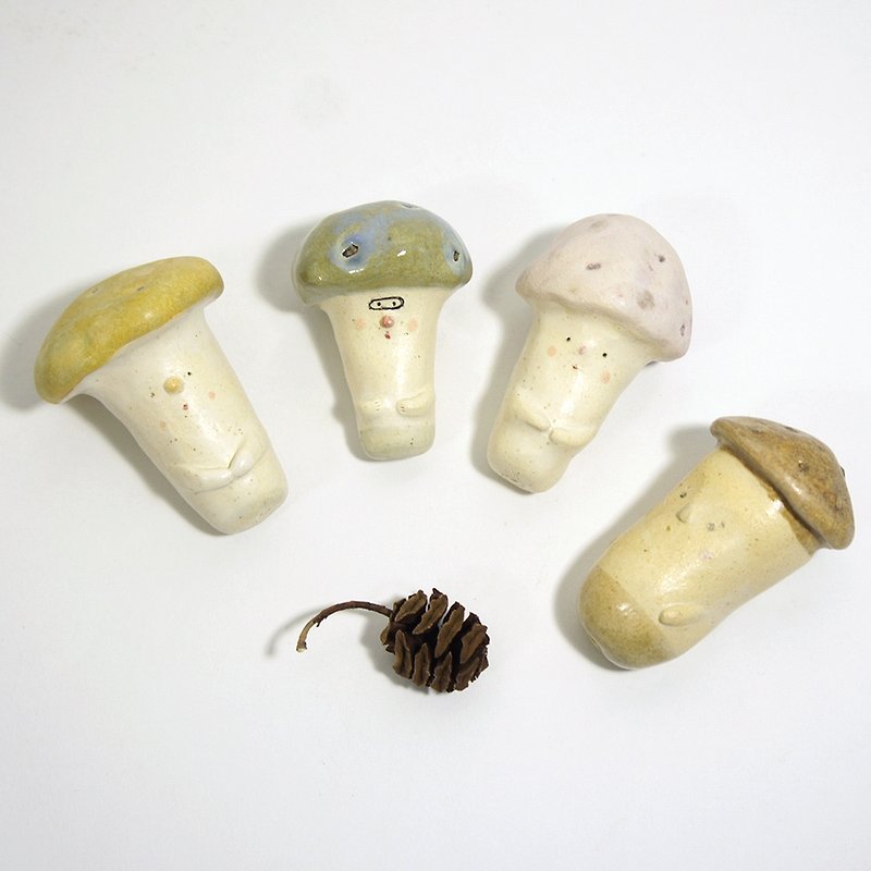 ﹝ feel pottery cups for bacteria ﹞ people - lucky bag mushroom mushroom - Pottery & Ceramics - Other Materials Multicolor
