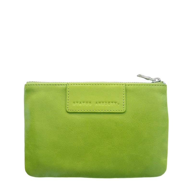 Status Anxiety - MOLLY Flat Clip _Lime / Lyme Green - กระเป๋าสตางค์ - วัสดุอื่นๆ สีเขียว
