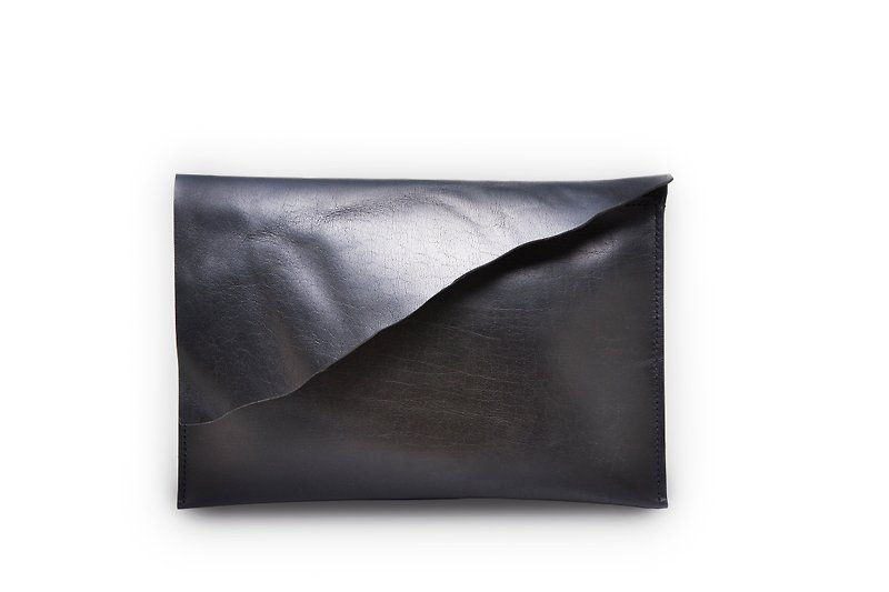 29. The hand-stitched leather vintage hand bag / envelope package - Clutch Bags - Genuine Leather 