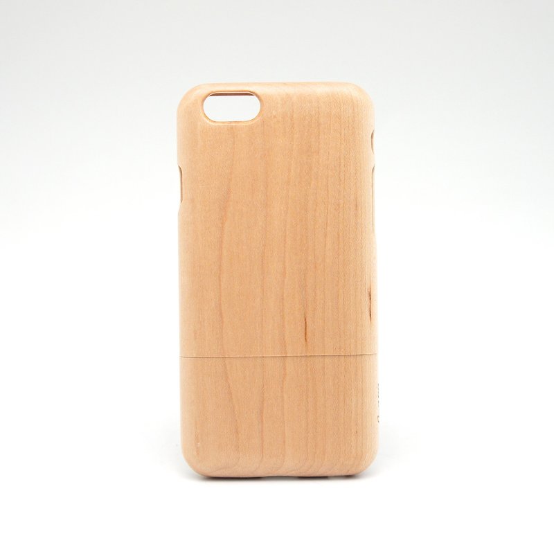 BLR iPhone6/6Plus wood case [ Maple ] - เคส/ซองมือถือ - ไม้ สีนำ้ตาล
