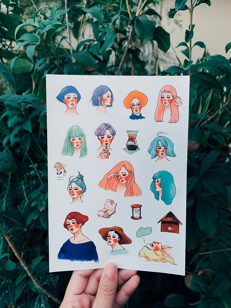 La Dolce Vita 2016 Diary stickers 17 Designs - สติกเกอร์ - กระดาษ หลากหลายสี