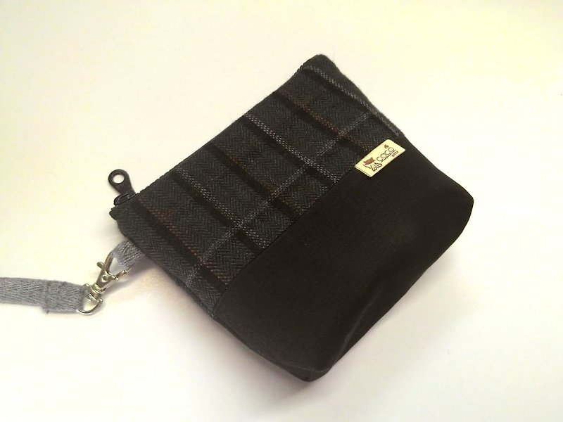 Small square bag ~ wallet cotton and cotton bag cosmetic bag (the only product) M07-014 - กระเป๋าเครื่องสำอาง - วัสดุอื่นๆ 