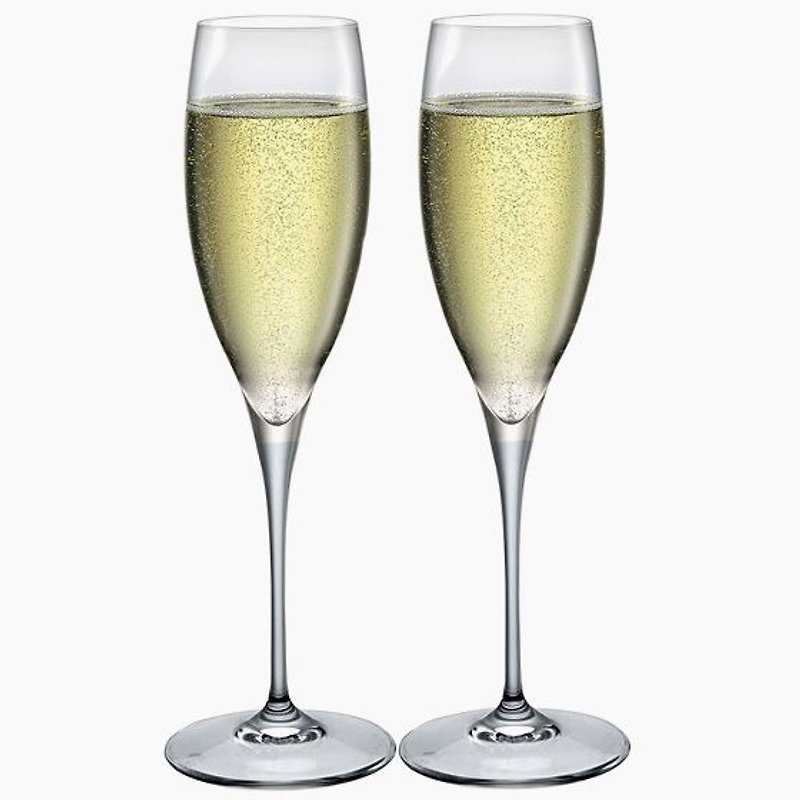 (One pair price) 250cc [MSA] lead-free crystal champagne of choice for Italian Bormioli Rocco series crystal glass carving taster CHAMPAGNE wedding gift - Other - Glass Yellow
