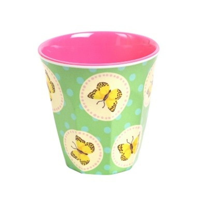 GINGER│ Thai design - Butterfly Retro S Cup - ถ้วย - พลาสติก 