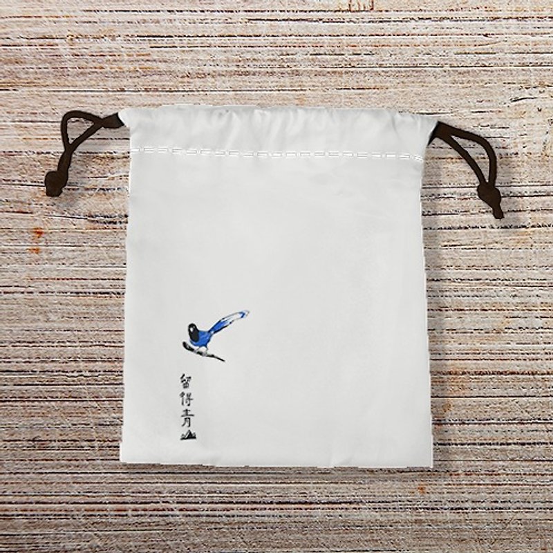 Aoyama poly stay too small pouch - Taiwan Blue Magpie AA3-TAIW4 - Other - Other Materials White