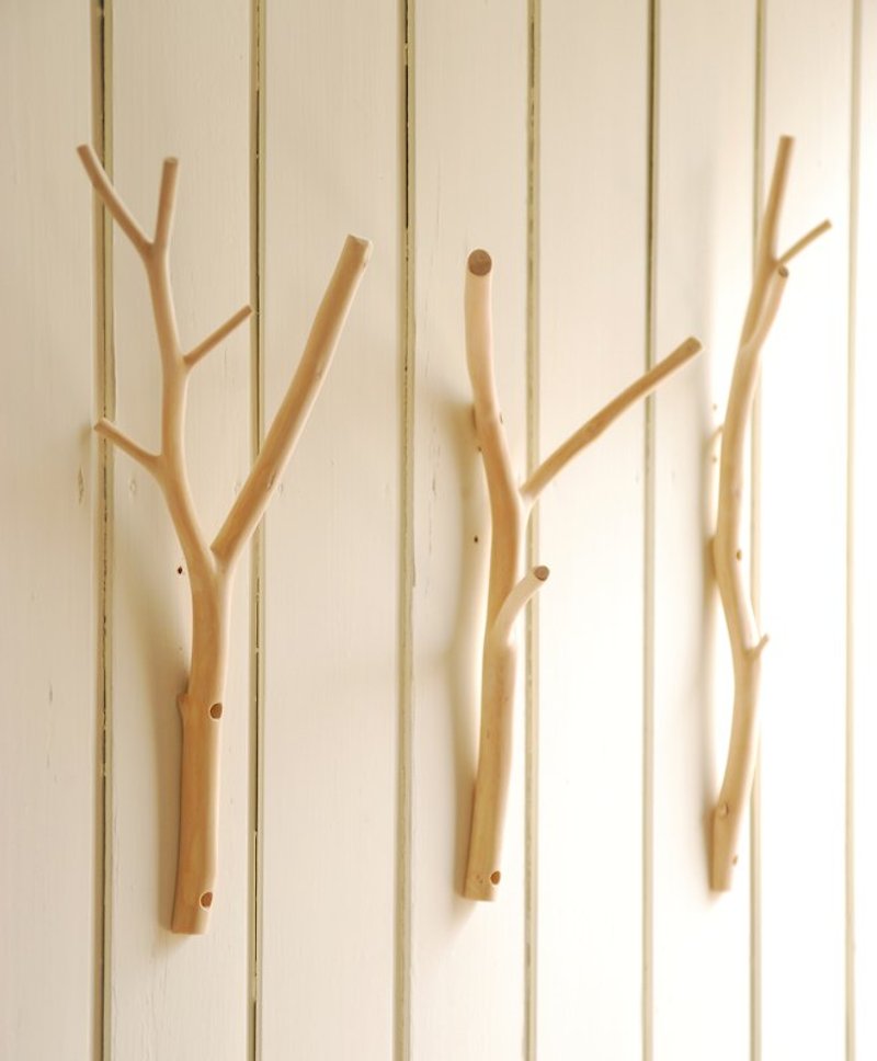 小さな森のフック（ワンピース） - ウォールデコ・壁紙 - 木製 