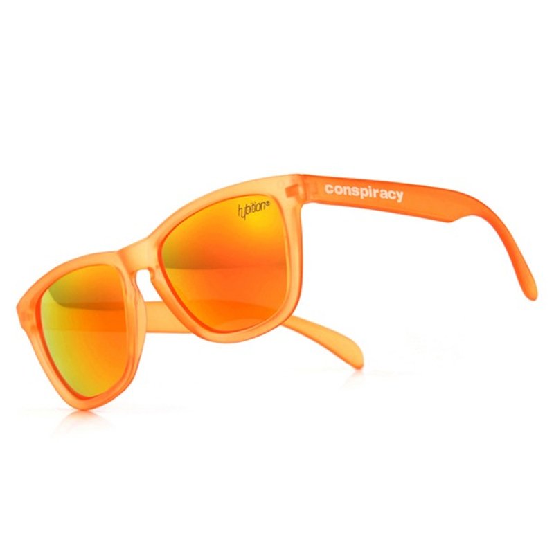 韓國 Hybition 太陽眼鏡 Unify Transparent Matt Orange/Orange Revo Lens 霧透橘 - 太陽眼鏡/墨鏡 - 其他材質 橘色