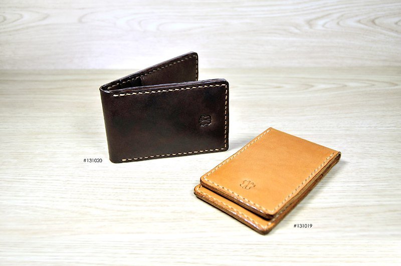 MICO hand-stitched leather credit card case / wallet - Wallets - Genuine Leather 