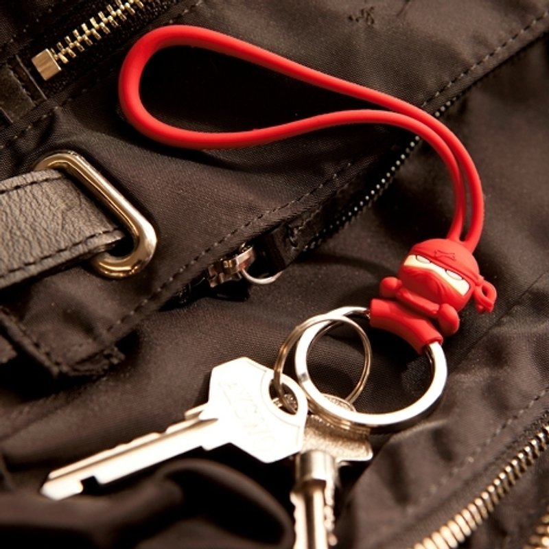 Ninja Key Chains Ninja Key Strap sling - Red - ที่ห้อยกุญแจ - ซิลิคอน สีแดง