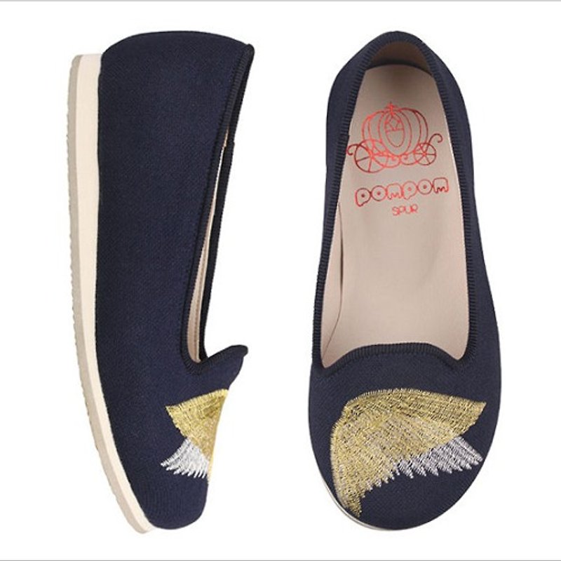  SPUR Cherubic wings's petite kid flats FS6026 NAVY(Cannot be exchanged) - Other - Other Materials Blue