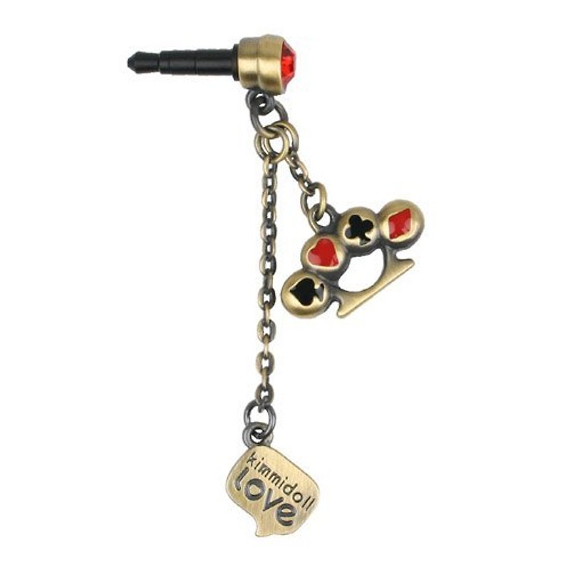 Kimmidoll Love- and love doll headphone plug lucky Tracy - Headphones & Earbuds - Other Metals Red