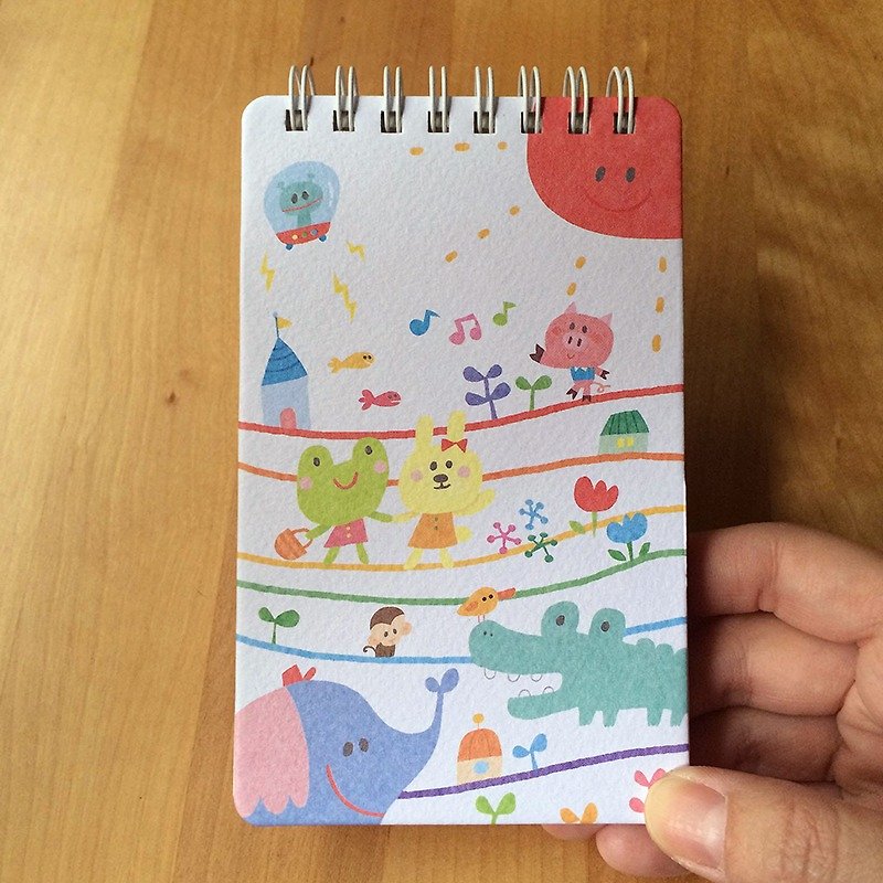Blank coil notebook_notes - สมุดบันทึก/สมุดปฏิทิน - กระดาษ หลากหลายสี
