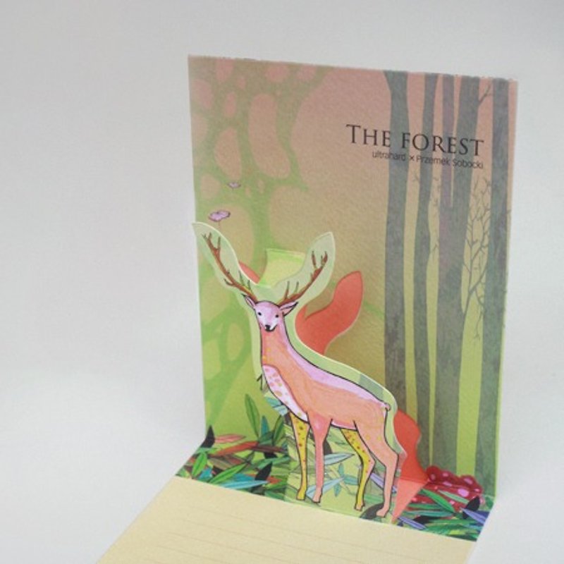 Ultrahard x Przemek Sobocki - The Forest 3D card - Cards & Postcards - Paper Multicolor