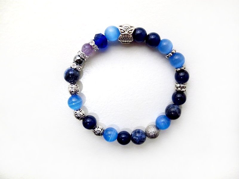 Sep. September birthstone sapphire _ - Bracelets - Other Materials Blue
