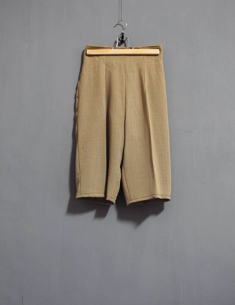 Wahr_ fine lines and wide pants - Women's Pants - Other Materials Khaki