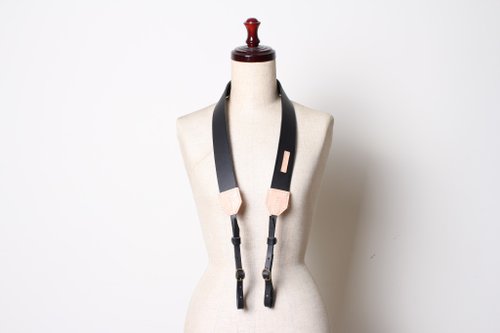 Tea skin wide version retro camera strap [free custom lettering 1-7 words]