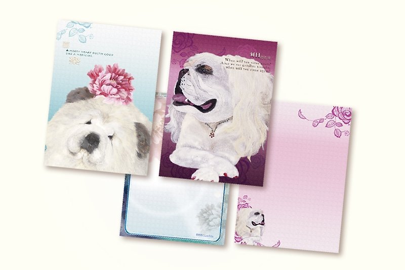 [Bark] exquisite hand-painted postcards (set of two) - Cards & Postcards - Paper 