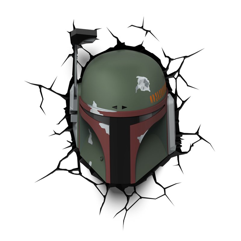 3D Light FX - Star Wars EP7 Series Boba Fett - 3D立體造型燈 星際大戰EP7系列 波巴費特 - 燈具/燈飾 - 塑膠 綠色