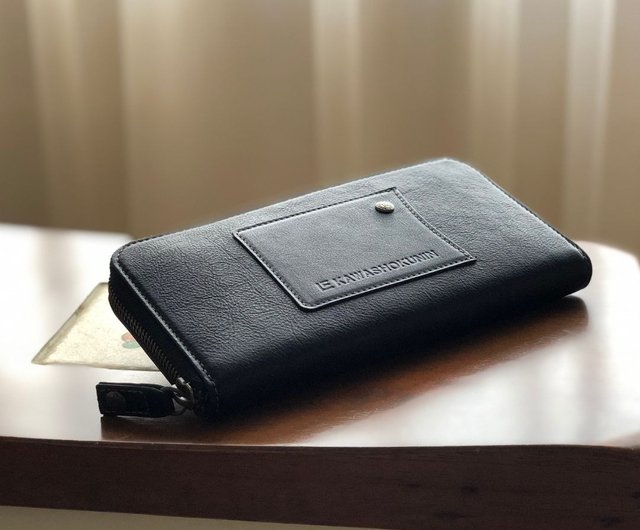 革職人 LEATHER FACTORY【Vibrant Zip Clutch / Long Wallet