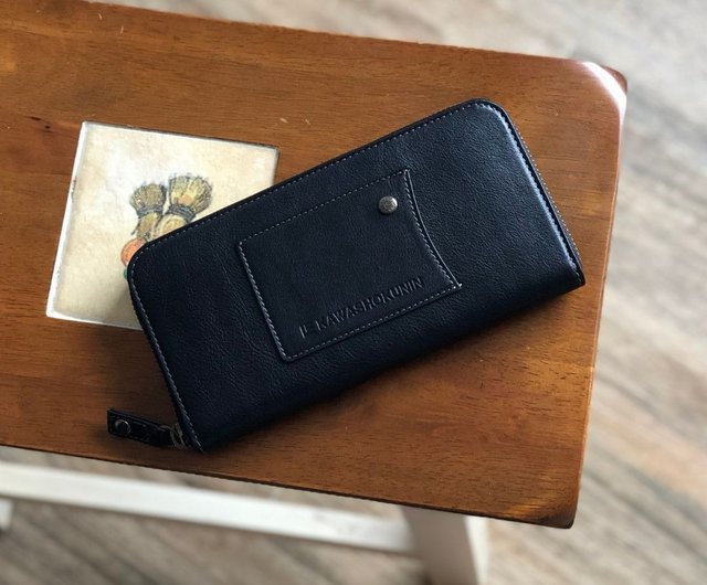 革職人 LEATHER FACTORY【Vibrant Zip Clutch / Long Wallet