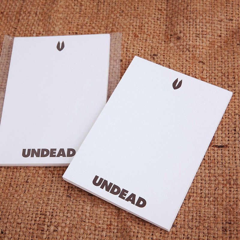 UNDEAD MEMO紙 - 木工/竹藝/紙雕 - 其他材質 白色