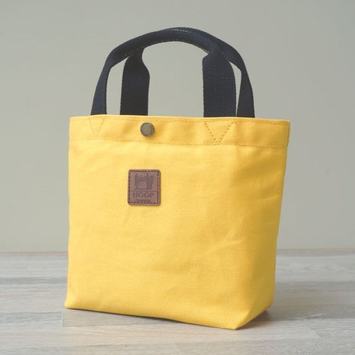 &amp;quot;No Indian style bag&amp;quot; canvas Japanese production - playful yellow