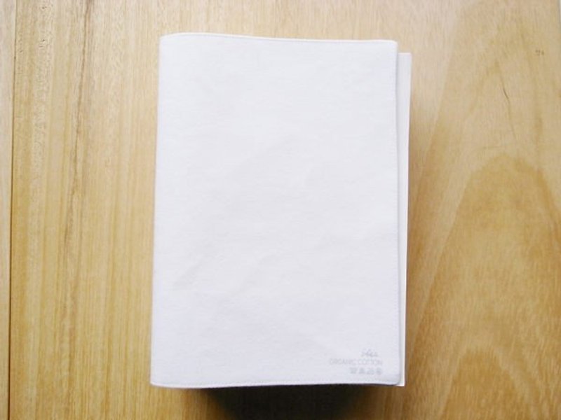 [IAN - Pure Plan] [cotton] notebook white organic cotton - Notebooks & Journals - Cotton & Hemp White