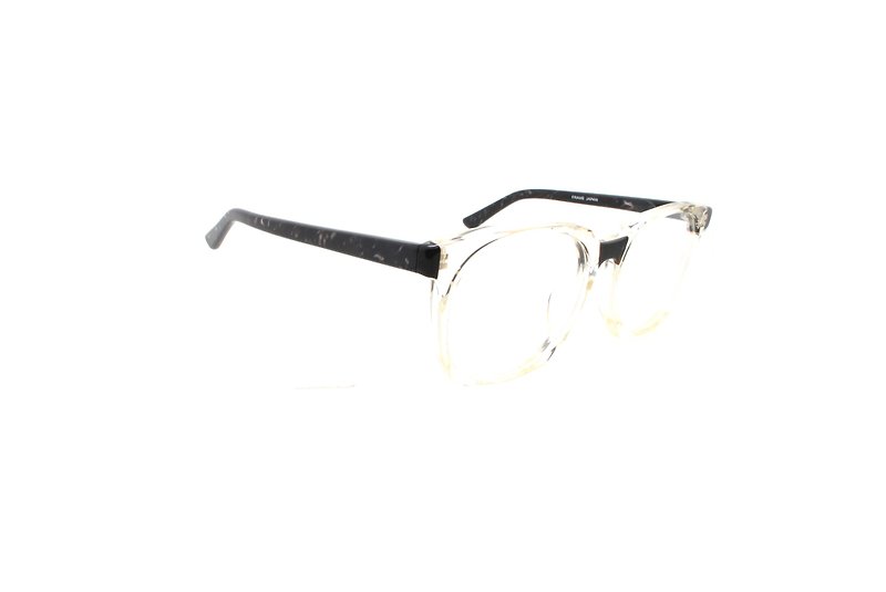 Can purchase flat/degree lenses Kansai Yamamoto KY86PL Japanese antique glasses - Glasses & Frames - Plastic Transparent
