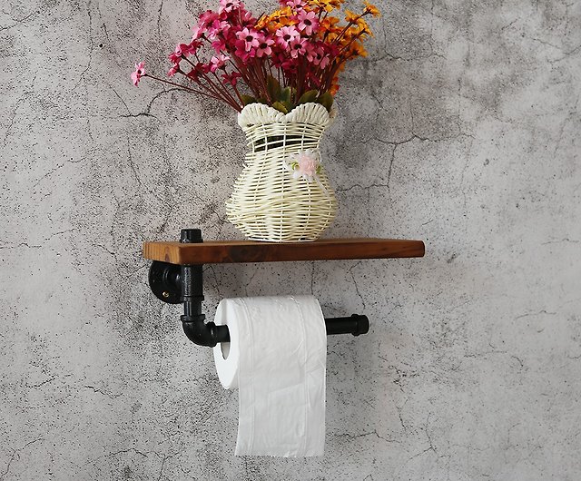Toilet Paper Holder, Paper Towel Holder, Towel Rack, Industrial