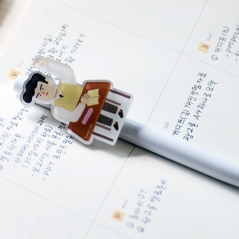 Jamstudio-Dudum 0.5mm Black Ball Pen - Wen Qingnan, JSD78544 - Ballpoint & Gel Pens - Plastic Khaki