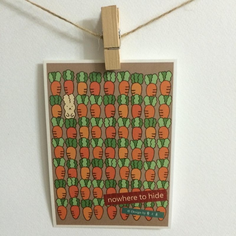 「アートの魚」カード隠し場所なし ポストカード--C0072 - カード・はがき - 紙 オレンジ