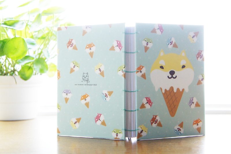 [Mangogirl] summer limited. Shiba ice cream manual notebook - สมุดบันทึก/สมุดปฏิทิน - กระดาษ 