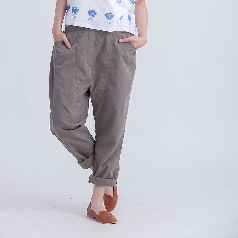 Oscar carrot pants / brown - Women's Pants - Other Materials Khaki