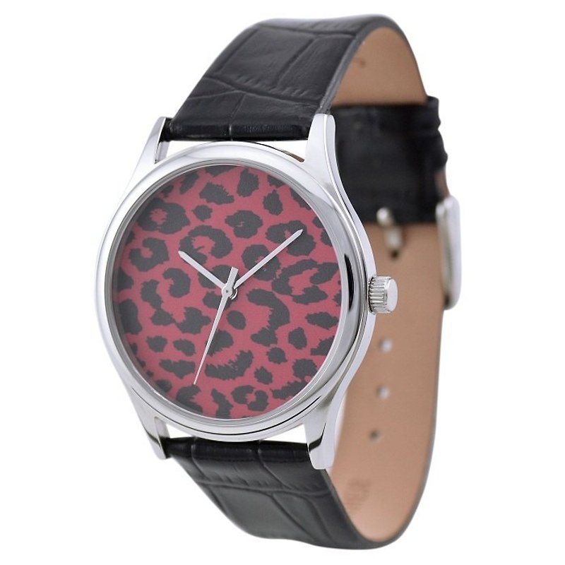 Leopard Pattern Watch (Ming red) - อื่นๆ - โลหะ สีแดง